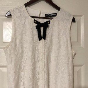 Kar Lagerfeld short sleeve blouse